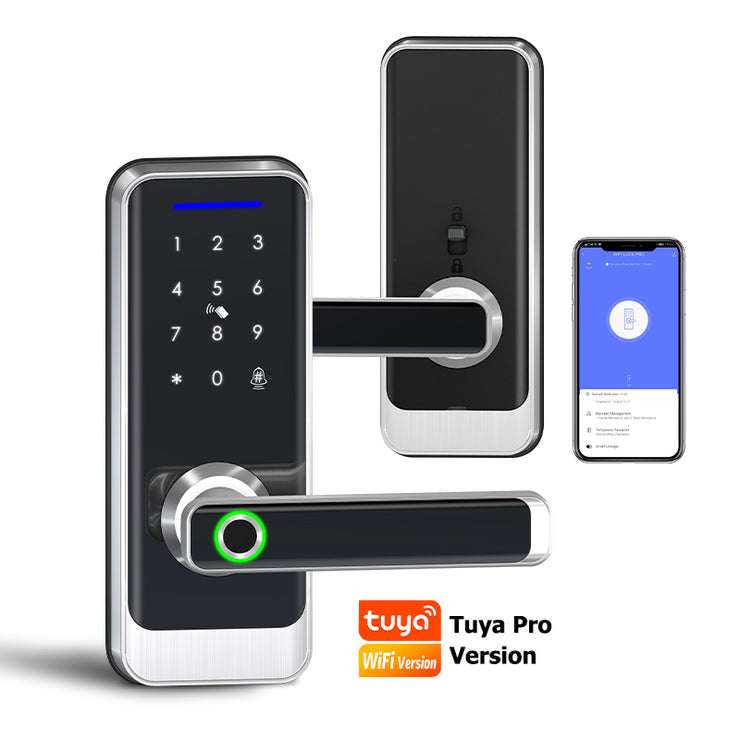 A233 Tuya Wifi Security Protection Waterproof Electronic Gate Remote Control Lock Smart Fingerprint door lock