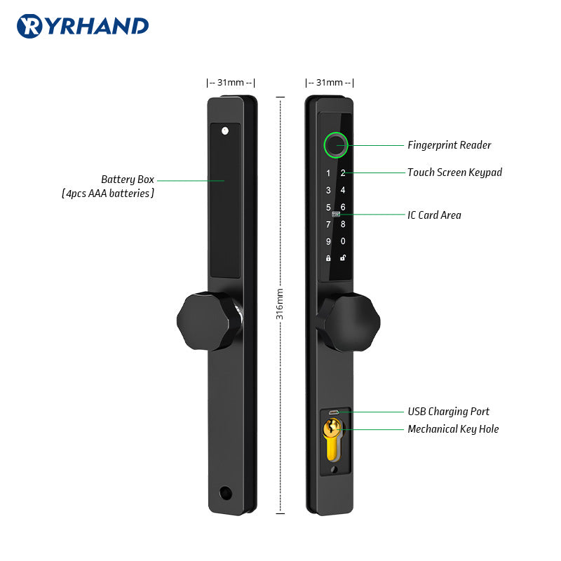 DQ —— TTlock App IP66 waterproof smart lock