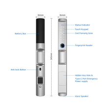 F2 —— Passcode Code Touch Screen Security Waterproof Door lock