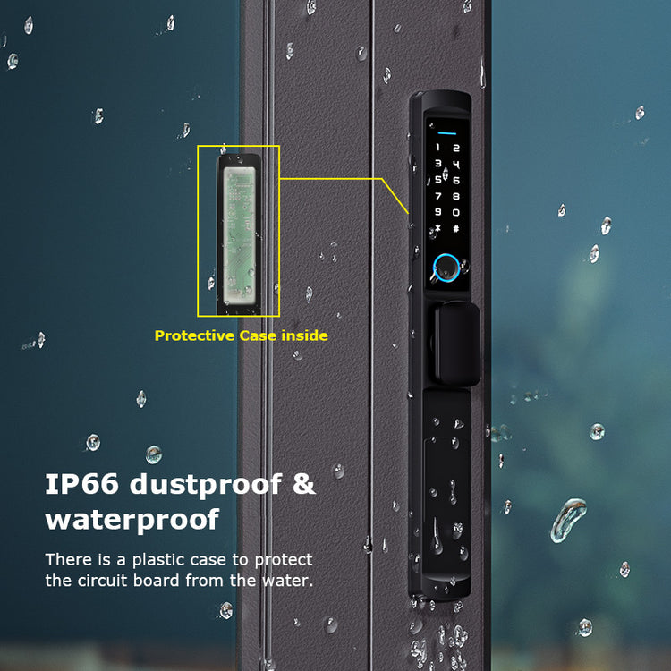 F2 —— Passcode Code Touch Screen Security Waterproof Door lock
