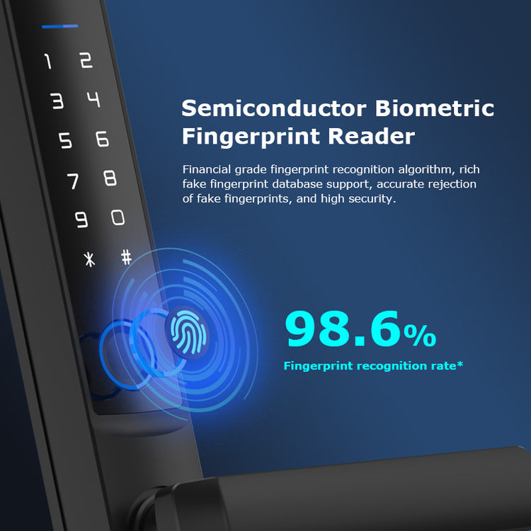 F2 —— Passcode Code Touch Screen Security Waterproof Door lock