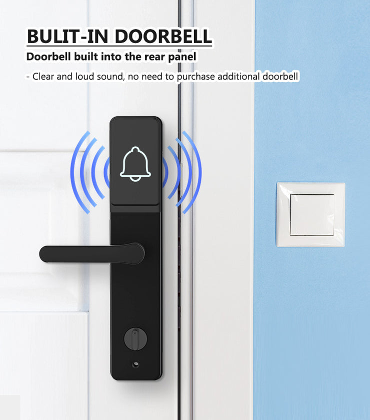 TTLock Smart Fingerprint Door Lock Wifi APP Lock Bluetooth Unlock Security Intelligent Lock Biometric Electronic Door Lock
