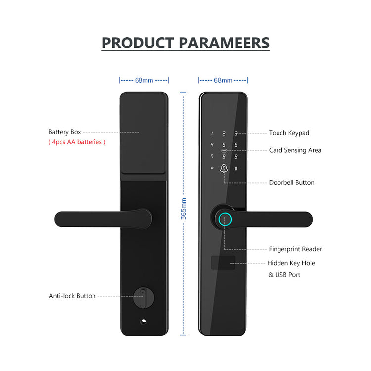 TTLock Security Biometric Electronic Door Lock