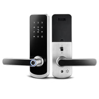NX1 —— Plus Keyless Entry Smart Door Lock with Doorbell（silver）