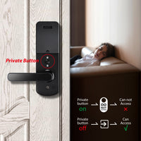 NX1 —— Plus Keyless Entry Smart Door Lock with Doorbell（black）