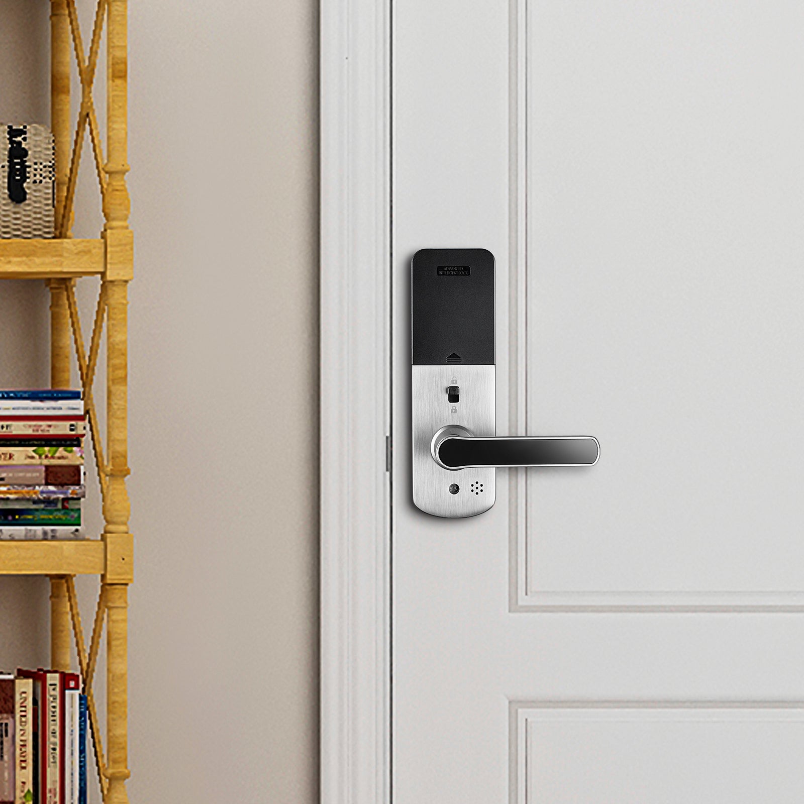 NX1 —— Plus Keyless Entry Smart Door Lock with Doorbell（silver）