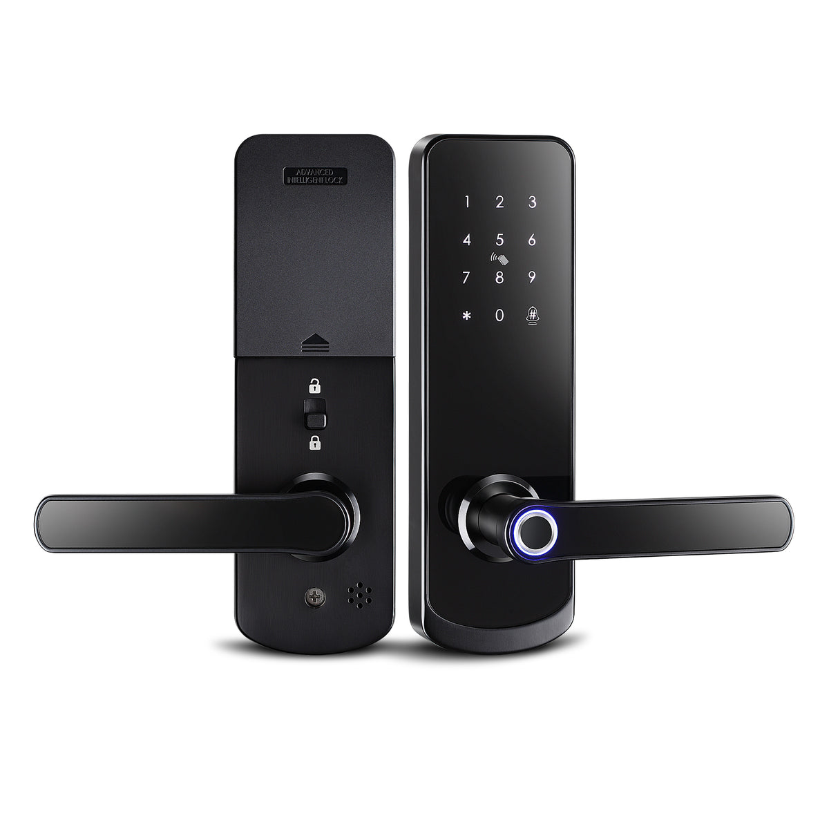 NX1 —— Plus Keyless Entry Smart Door Lock with Doorbell（black）