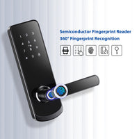 NX1 —— Plus Keyless Entry Smart Door Lock with Doorbell（black）
