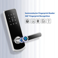 NX1 —— Plus Keyless Entry Smart Door Lock with Doorbell（silver）