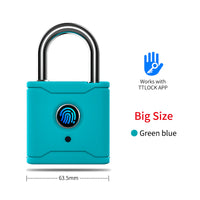 Waterproof Portable Fingerprint Smart PadLock