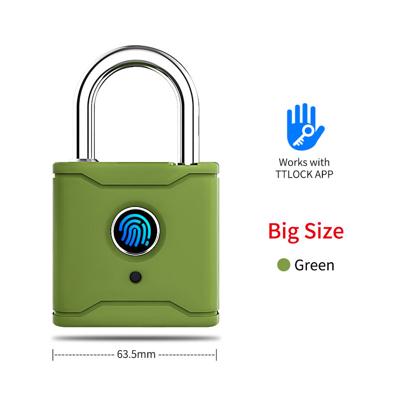 Waterproof Portable Fingerprint Smart PadLock
