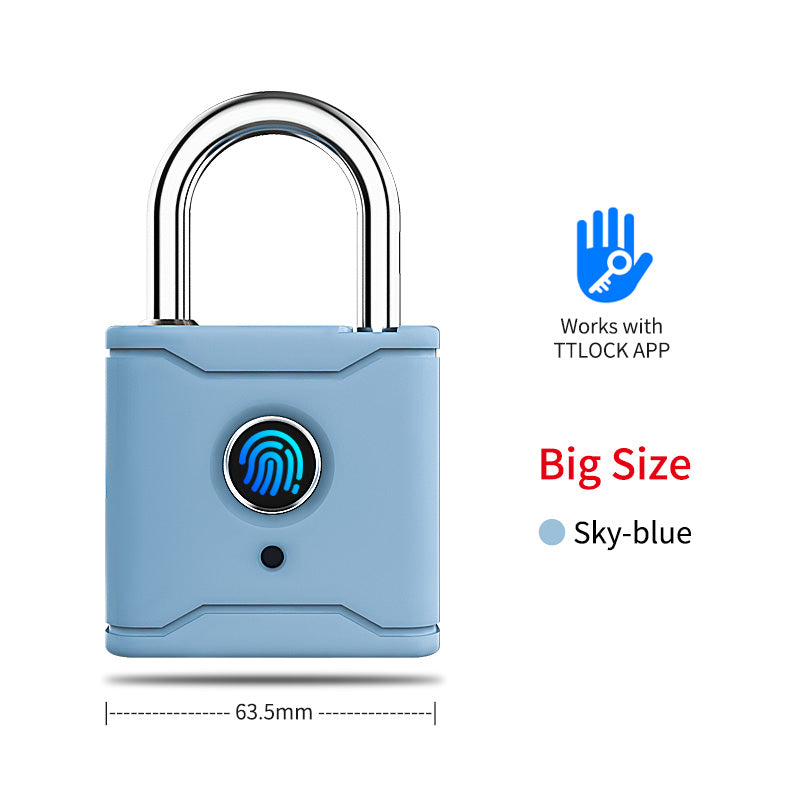 Waterproof Portable Fingerprint Smart PadLock