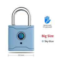 Waterproof Portable Fingerprint Smart PadLock