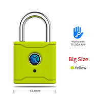 Waterproof Portable Fingerprint Smart PadLock