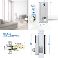T1 —— Fingerprint security anti-theft waterproof（Silver）