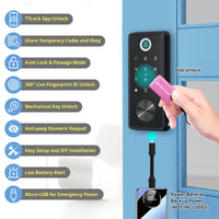 T1 —— Fingerprint security anti-theft waterproof（Black）