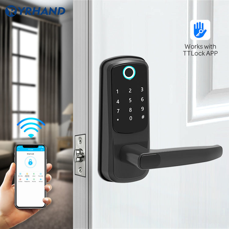 YRHAND Touchscreen Fingerprint Smart Door Lock