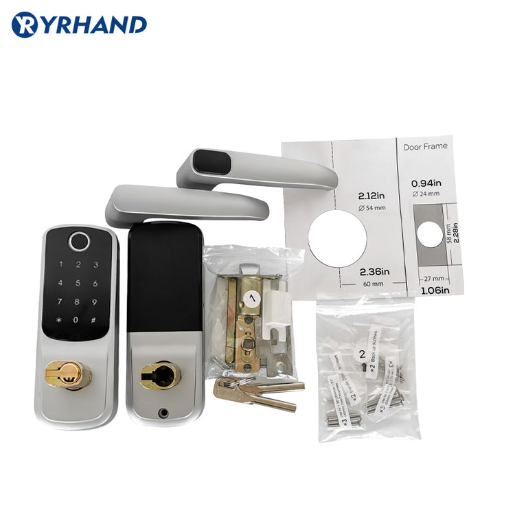 YRHAND Touchscreen Fingerprint Smart Door Lock