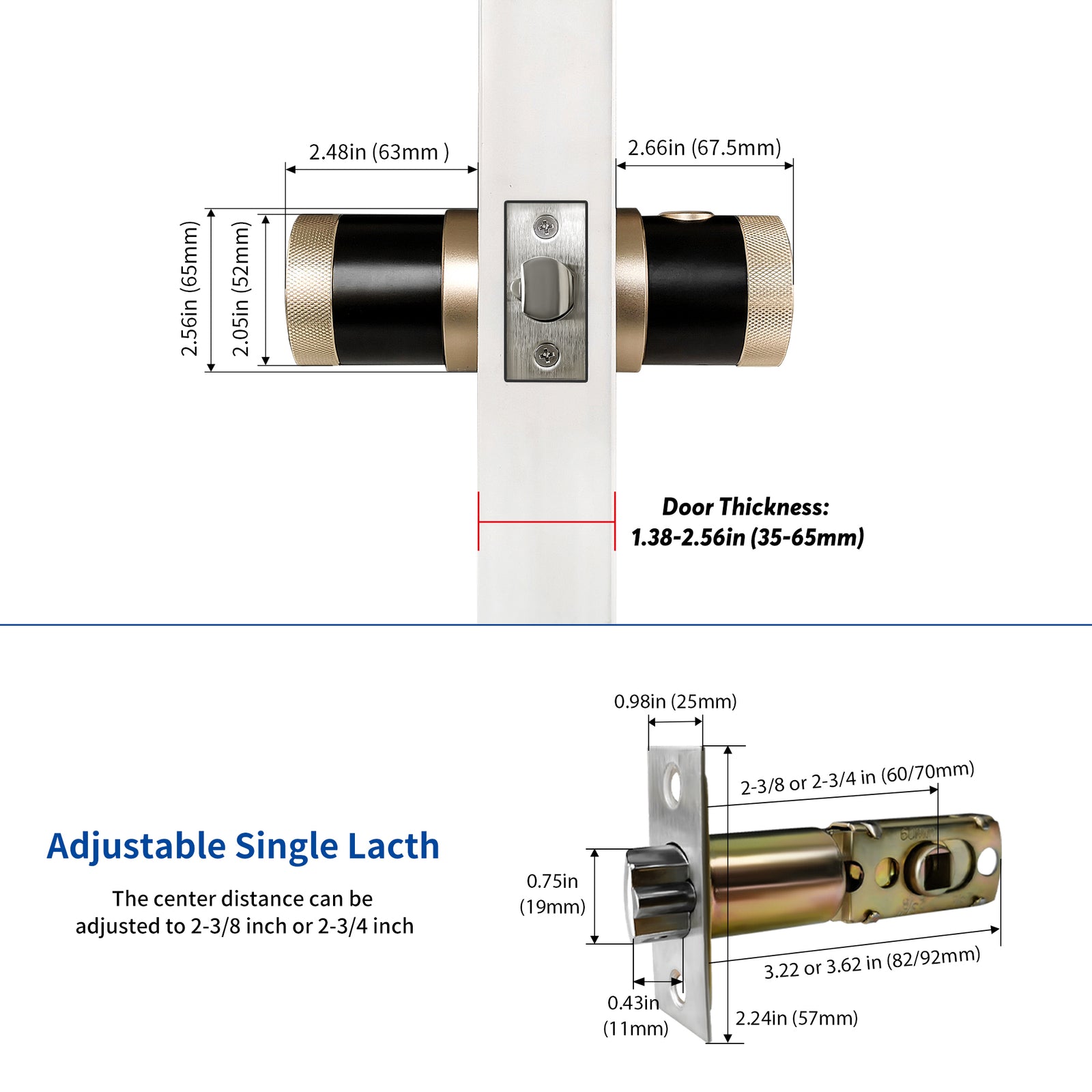 THX1 —— Plus Keyless Fingerprint and Touchscreen Door Lock