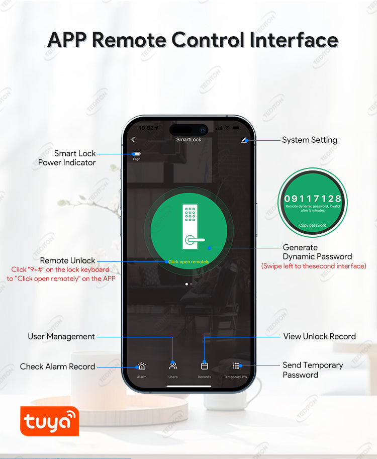 Manage access from your phone.