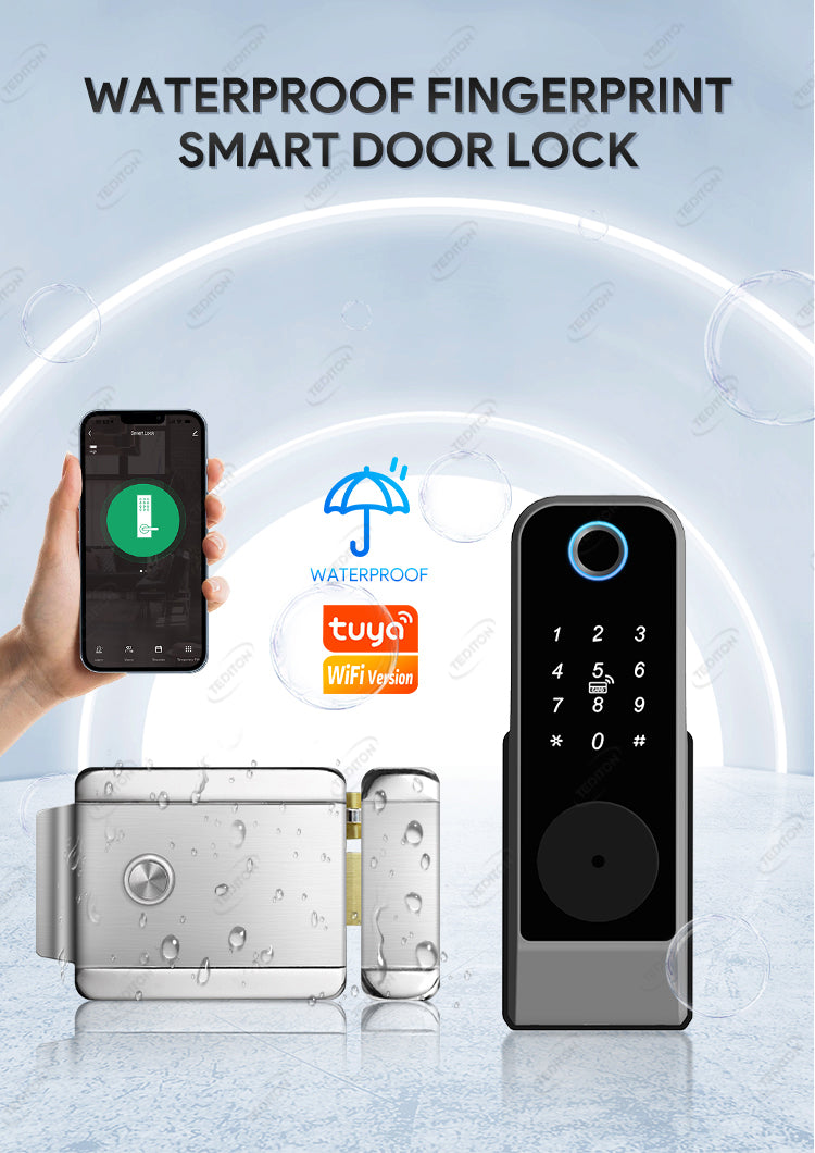 GT01 smart fingerprint door lock